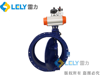 高性能廢氣專用蝶閥0泄漏通風蝶閥