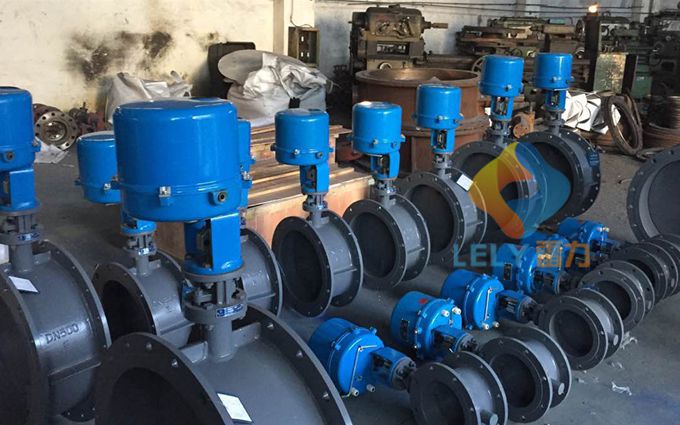 寶鋼使用雷力煙氣調(diào)節(jié)蝶閥