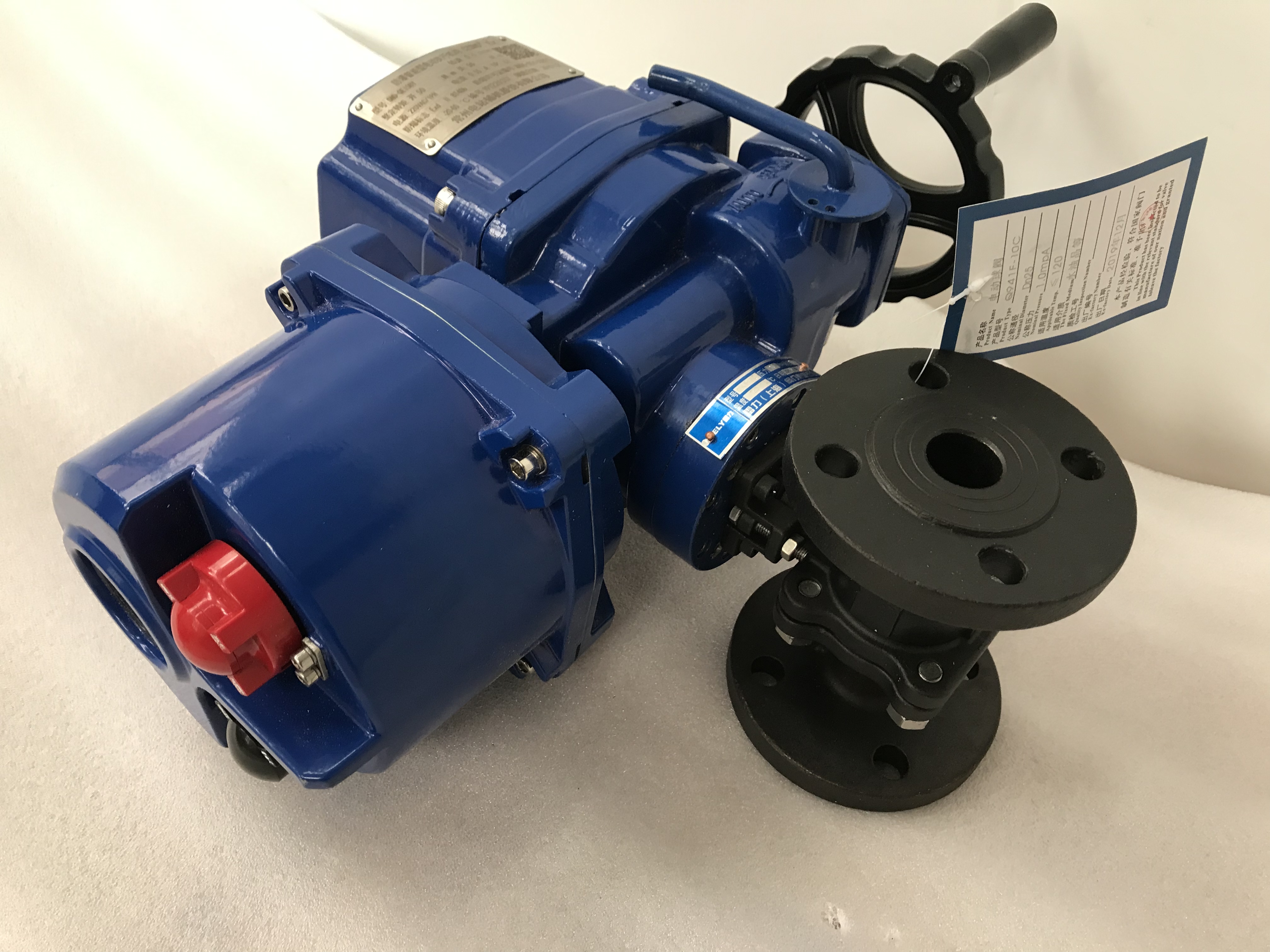 雷力閥門防爆智能一體化球閥閥體發(fā)黑處理更耐腐蝕